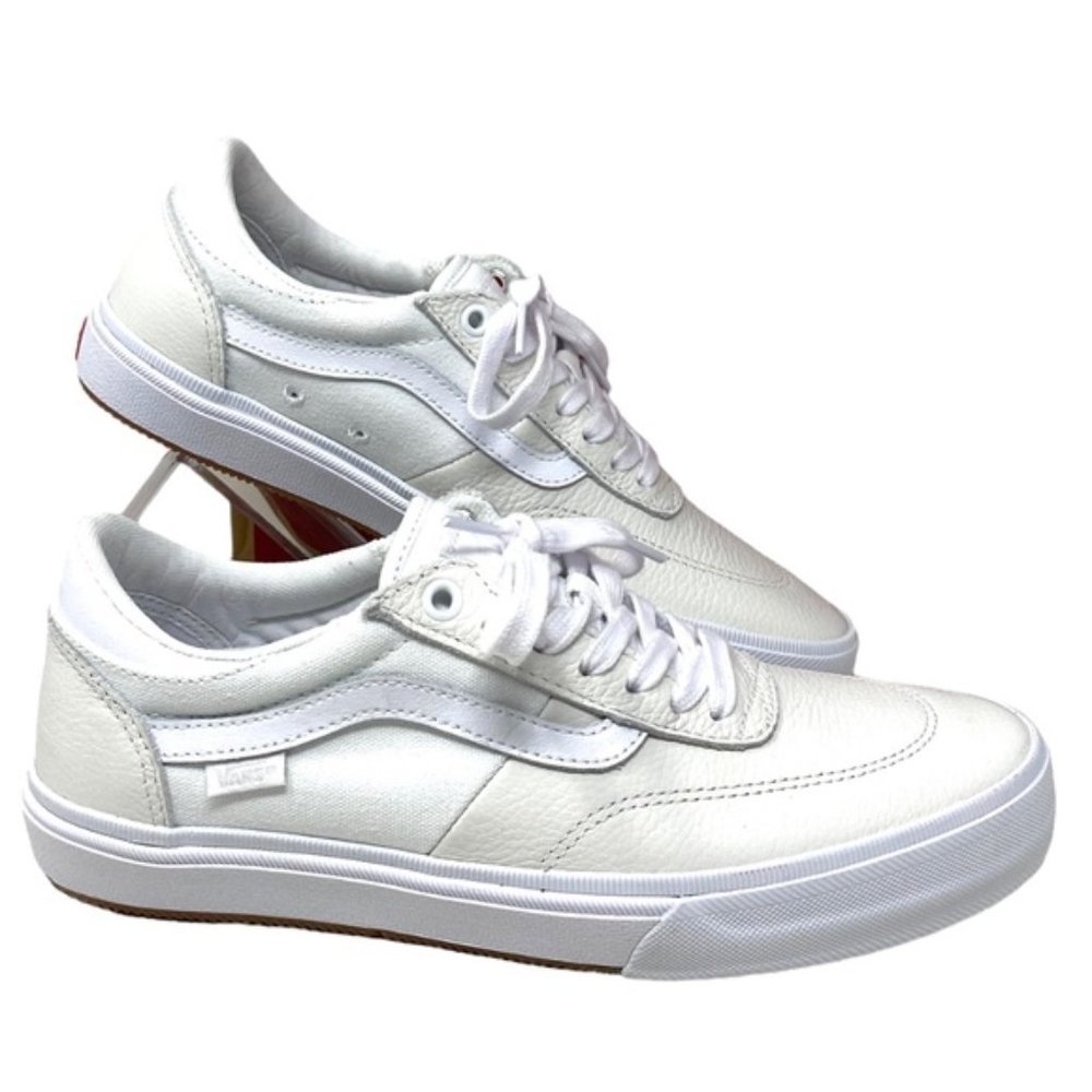 VANS Gilbert Crockett Casual Shoes For Women White Leather Sneakers VN0A5JIFWWW